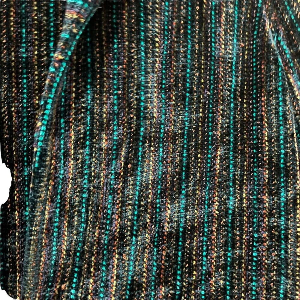 Cardigan Jacket Margaret Lent Fiber Art Women's ART Handwoven Chenille Luxury M